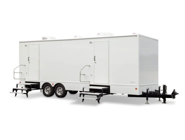 10 Stall Restroom Trailer Rental