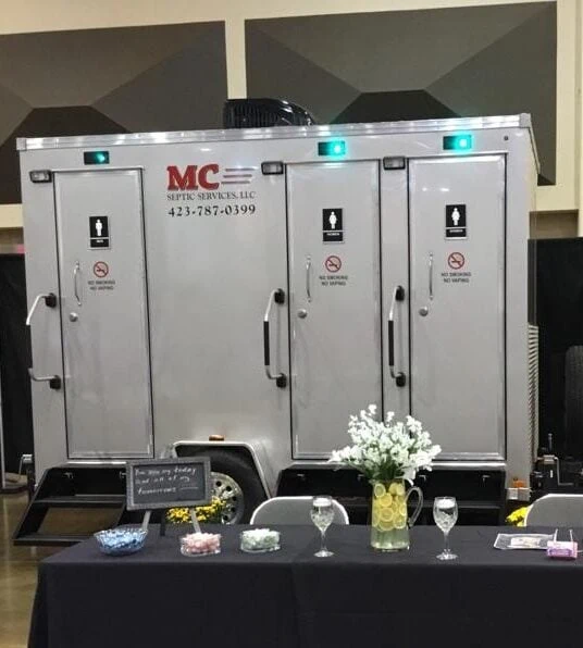 3 Stall Spa Restroom Trailer Rental